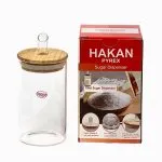شکر ریز پیرکس لوله ای درب چوبی