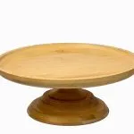 شیرینی خوری گرد پایه دار بامبو