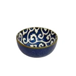 ظرف پذیرایی دنی هوم گل دار آبی 8.5*8.5*4