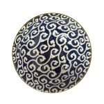ظرف پذیرایی دنی هوم گل دار ابی  14*9*4